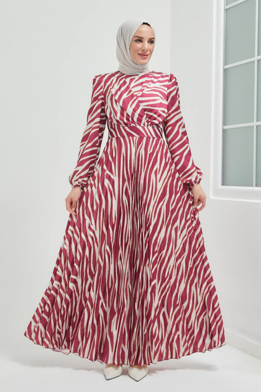 PINK EVENING DRESS  