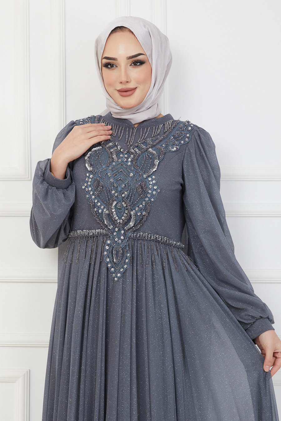 ANTHRACITE  EVENING DRESS   ANTHRACITE  EVENING DRESS