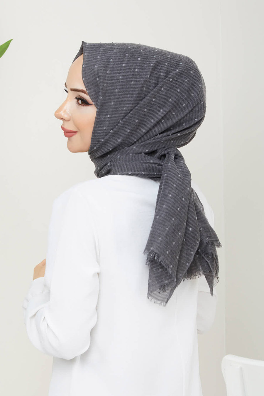 ANTHRACITE - SHAWL