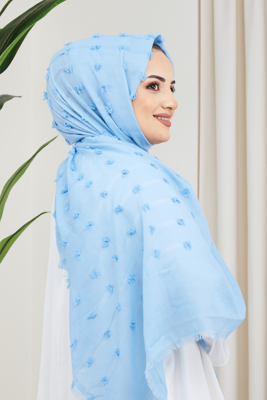 BABY BLUE  -  SHAWL BABY BLUE  -  SHAWL