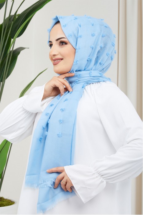 BABY BLUE  -  SHAWL
