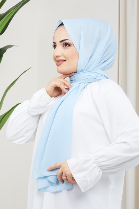 BABY BLUE  -  SHAWL