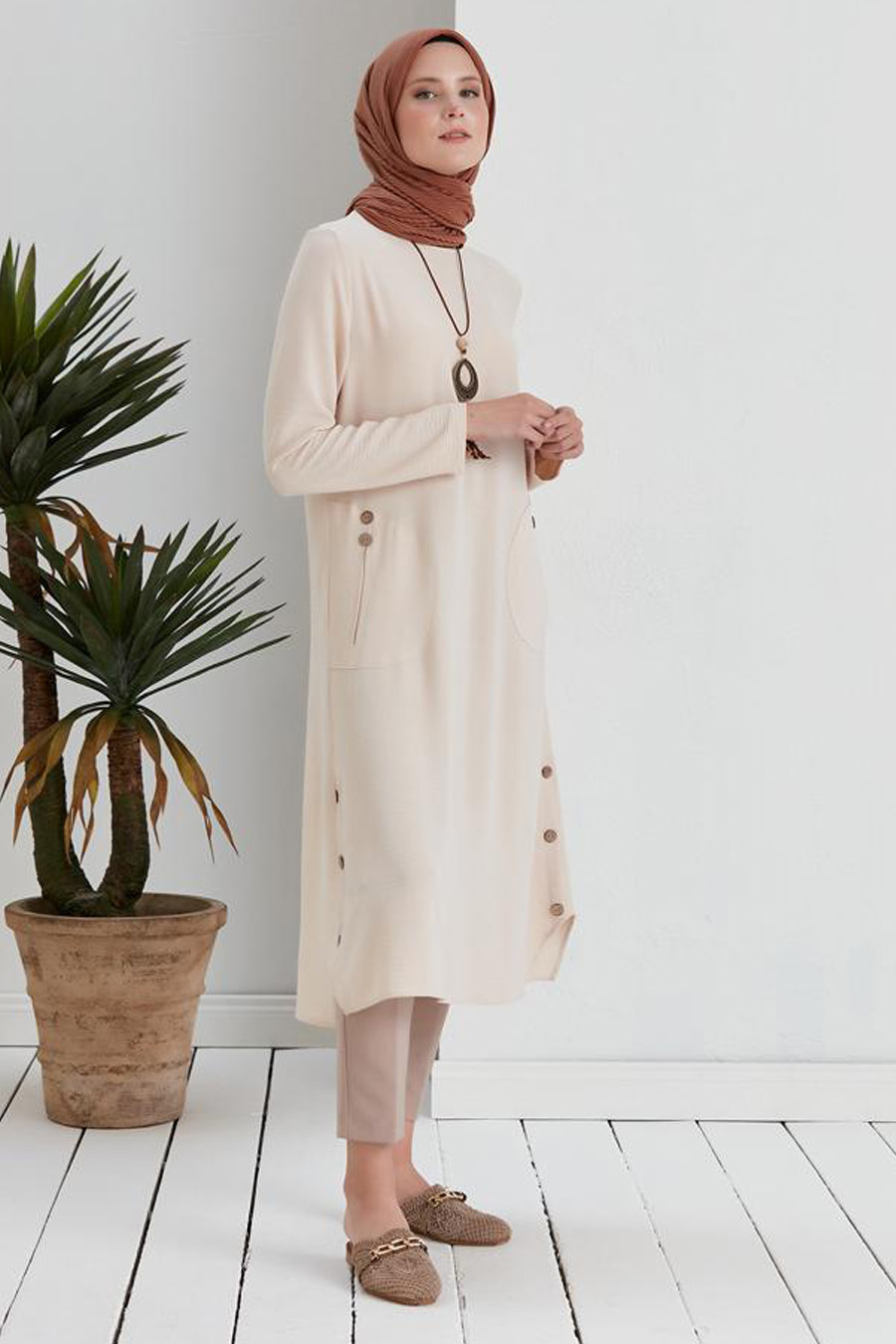 TUNIC - BEIGE TUNIC - BEIGE