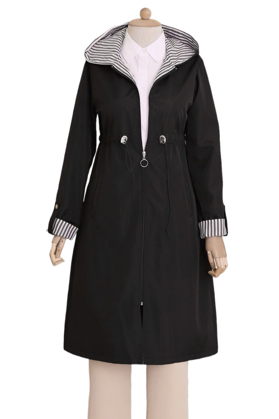 TRENCH COAT - BLACK 