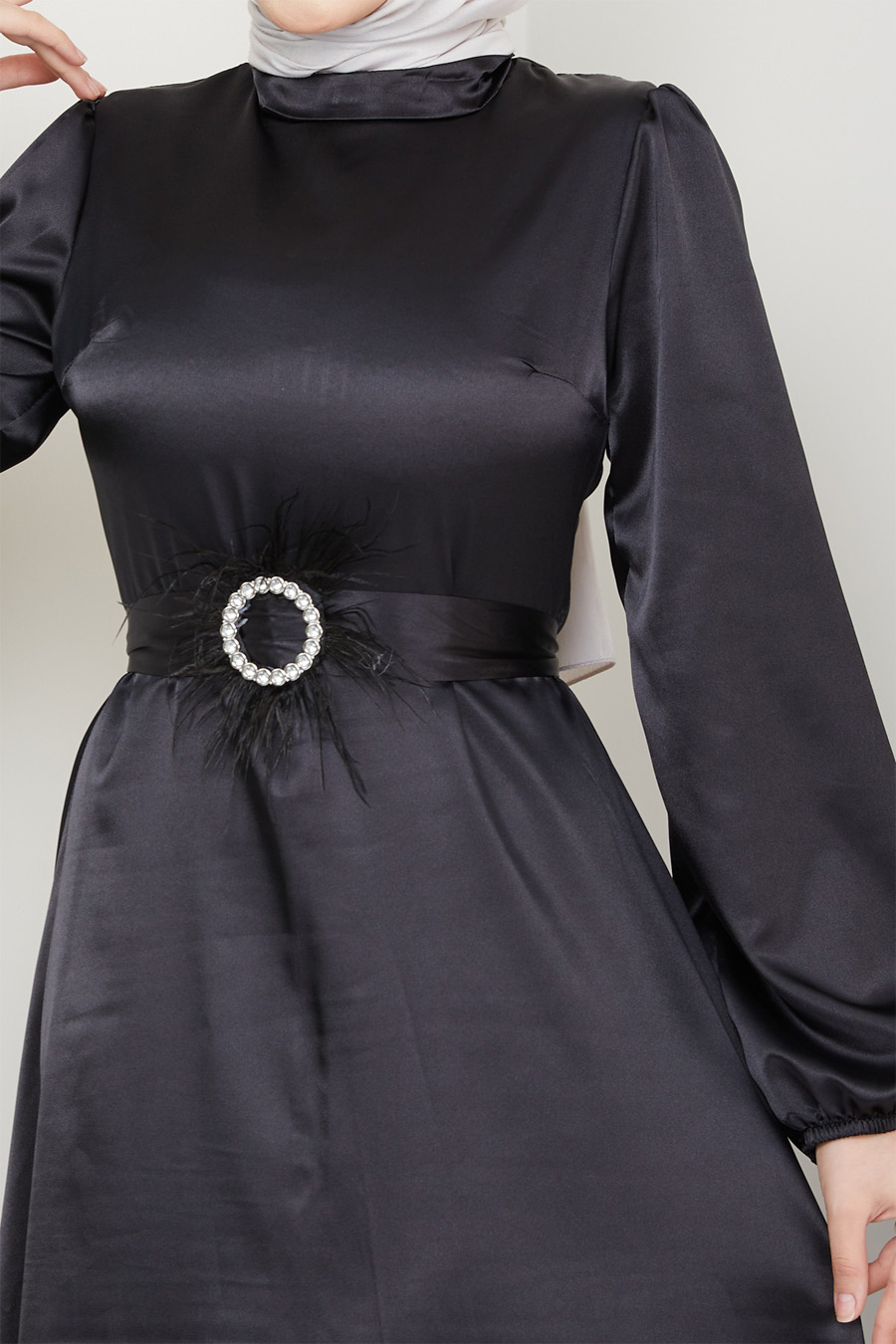 BLACK EVENING DRESS  