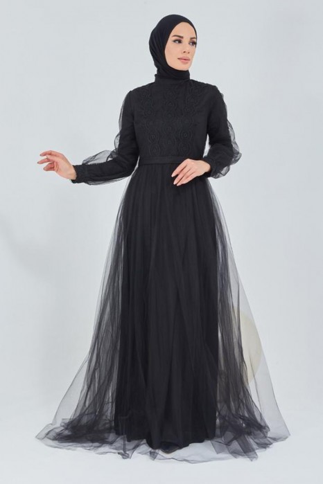 BLACK - EVENING DRESS 