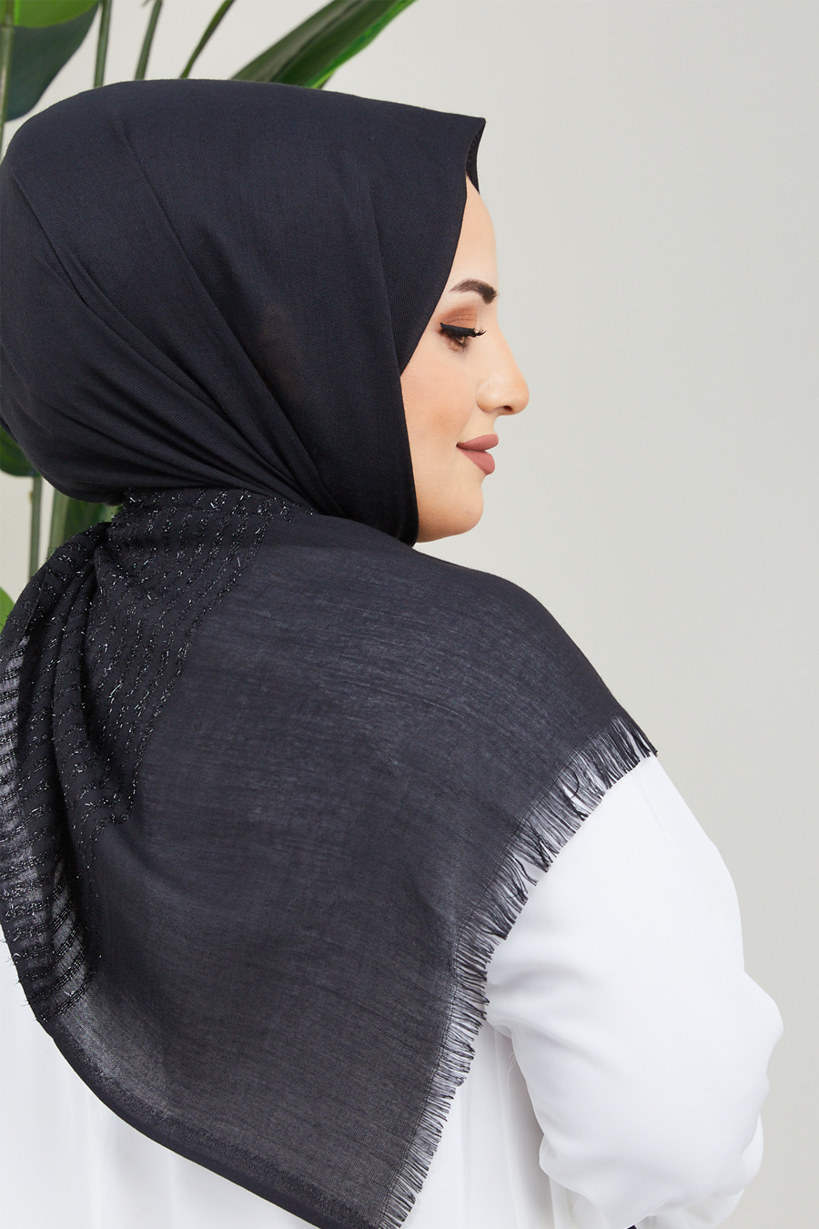 BLACK  -  SHAWL BLACK  -  SHAWL