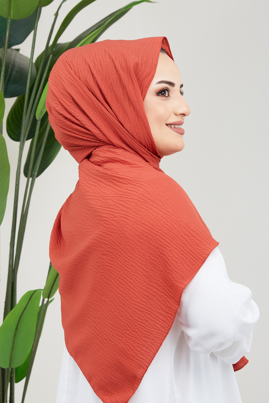 BRICK COLOR   -  SHAWL