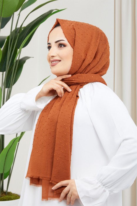 BRICK COLOR   -  SHAWL