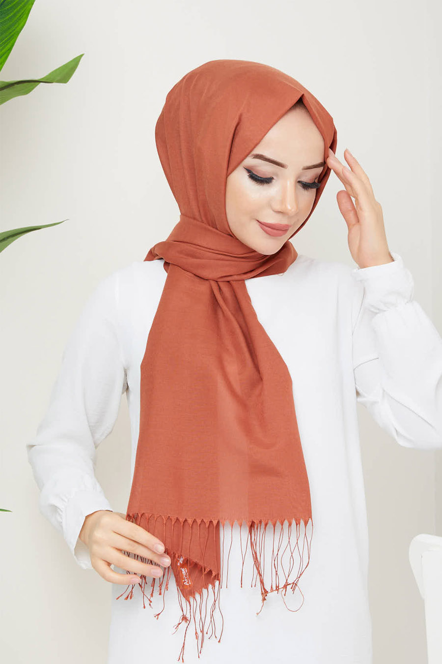 BRICK COLOR - SHAWL BRICK COLOR - SHAWL