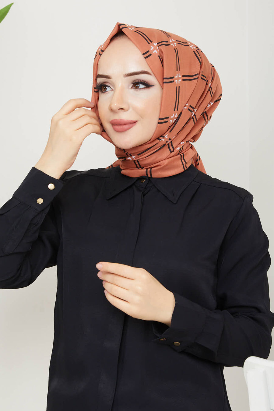 BRICK COLOR - SHAWL
