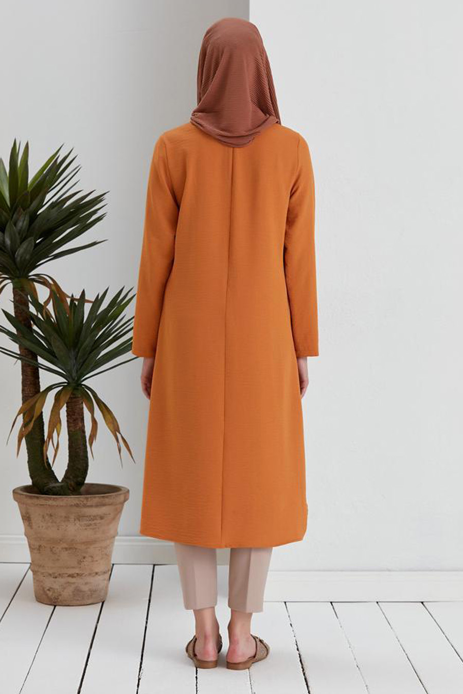 TUNIC - BRICK COLOR  TUNIC - BRICK COLOR