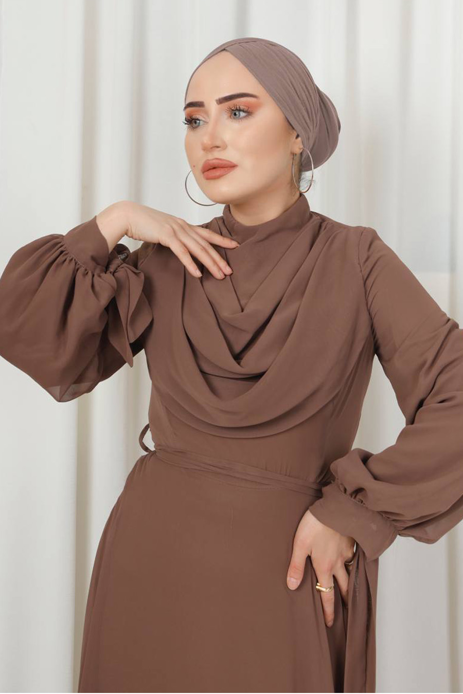 BROWN  -   EVENING DRESS   BROWN  -   EVENING DRESS