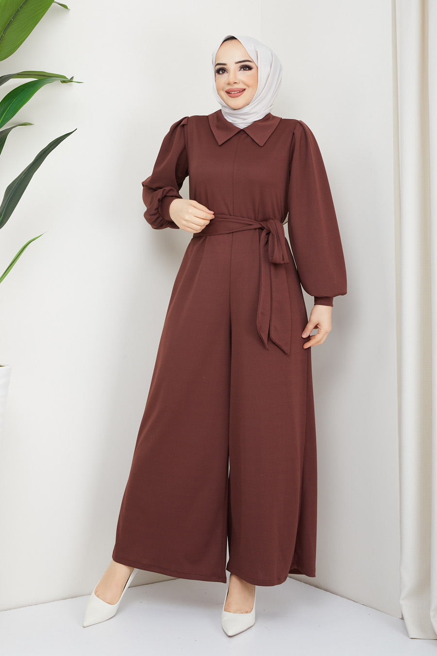 BROWN JUMPSUIT 