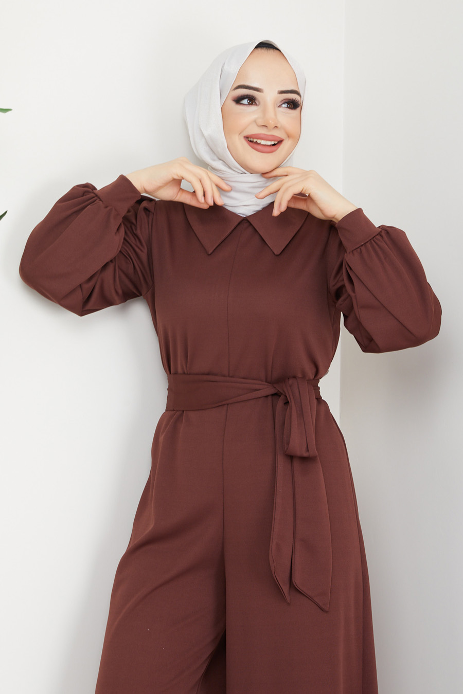 BROWN JUMPSUIT 