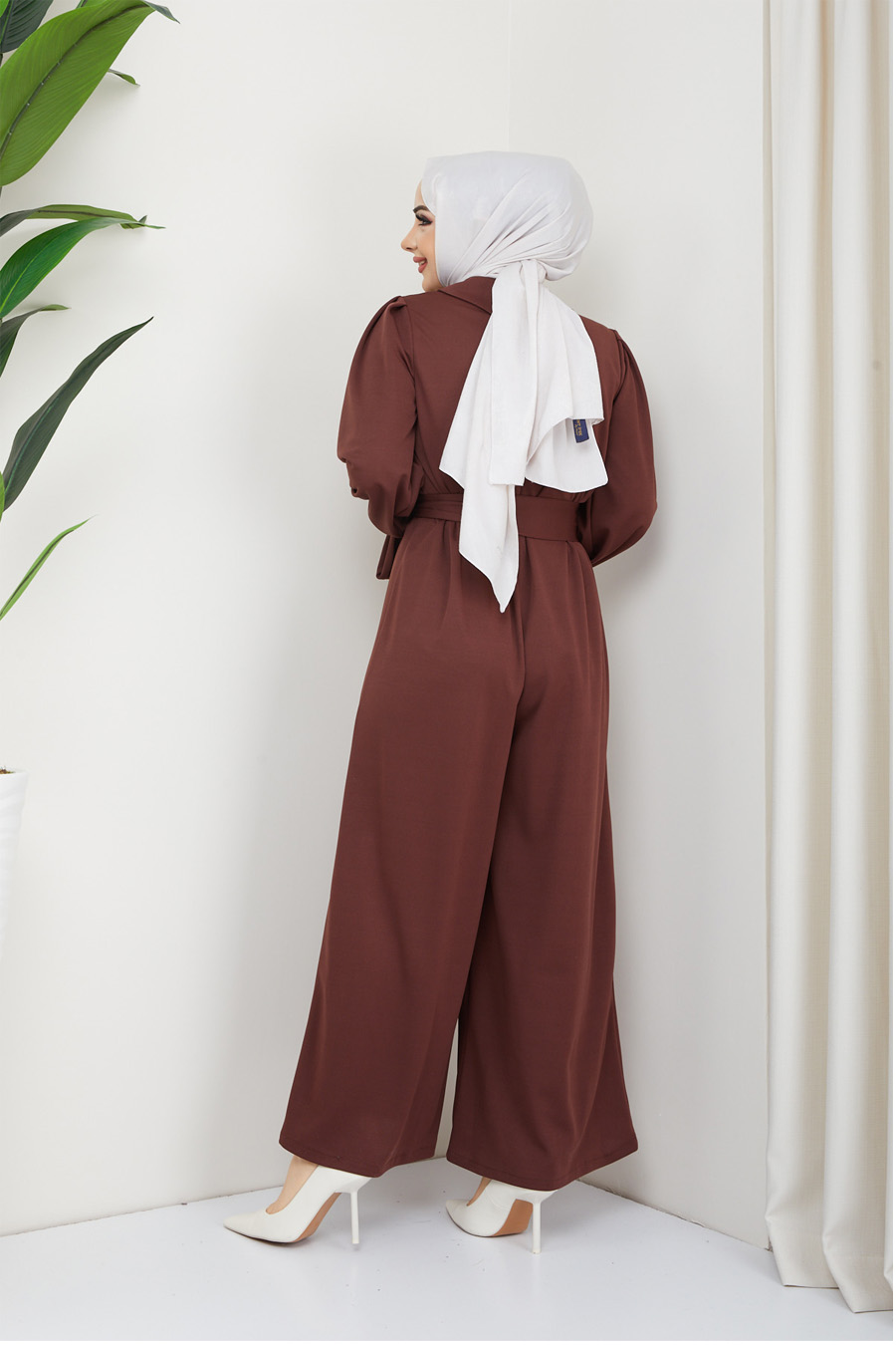 BROWN JUMPSUIT 