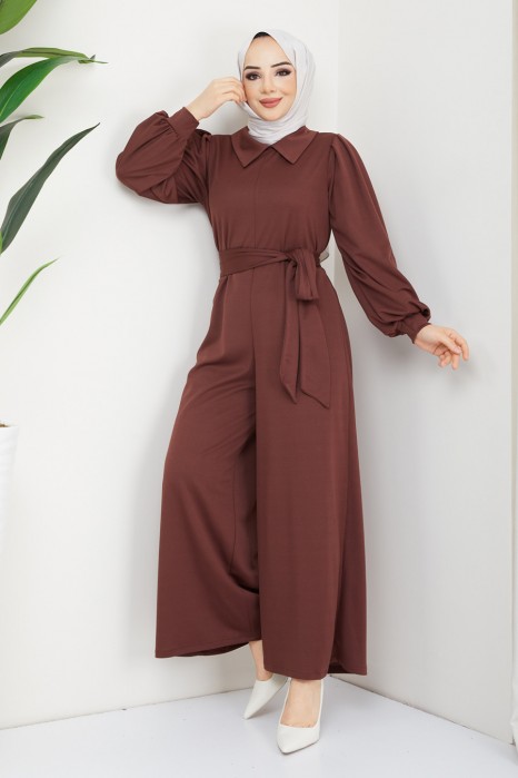 BROWN JUMPSUIT 
