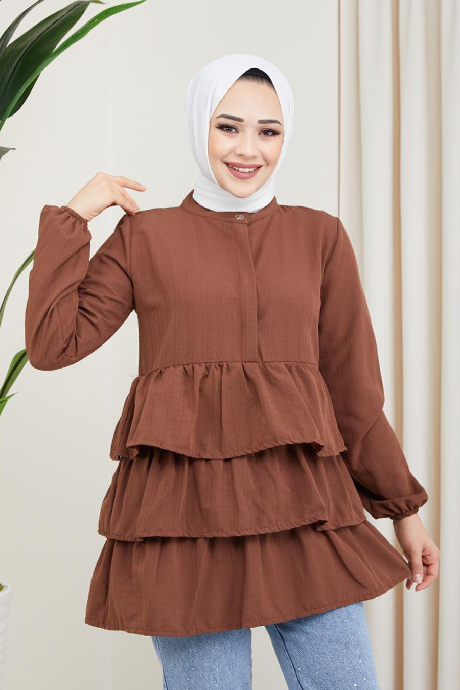 TUNIC - BROWN  TUNIC - BROWN