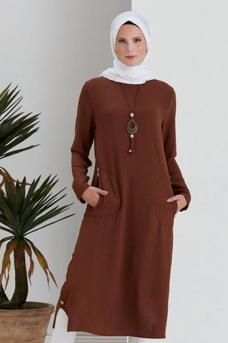 TUNIC - BROWN 