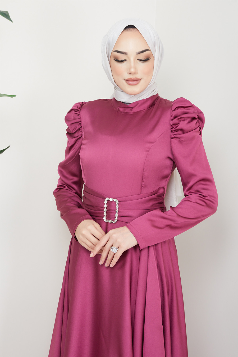 CHERRY COLOR EVENING DRESS   CHERRY COLOR EVENING DRESS