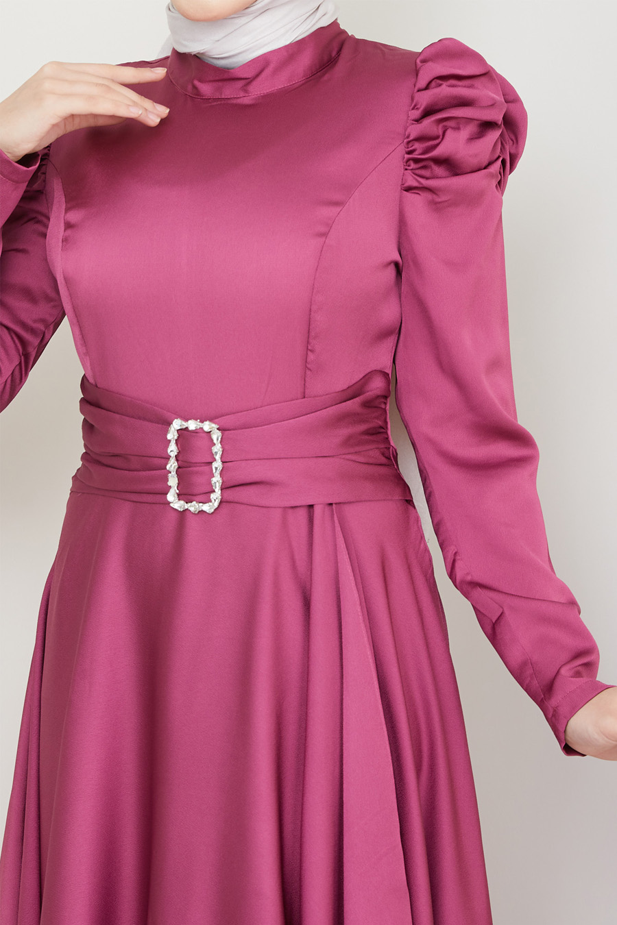 CHERRY COLOR EVENING DRESS   CHERRY COLOR EVENING DRESS