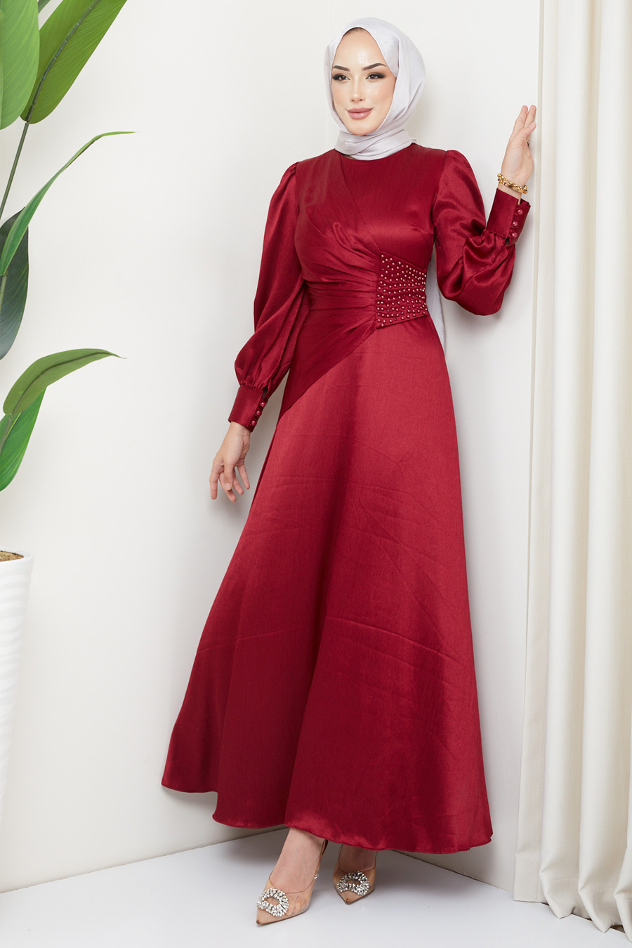CLARED RED   EVENING DRESS   CLARED RED   EVENING DRESS