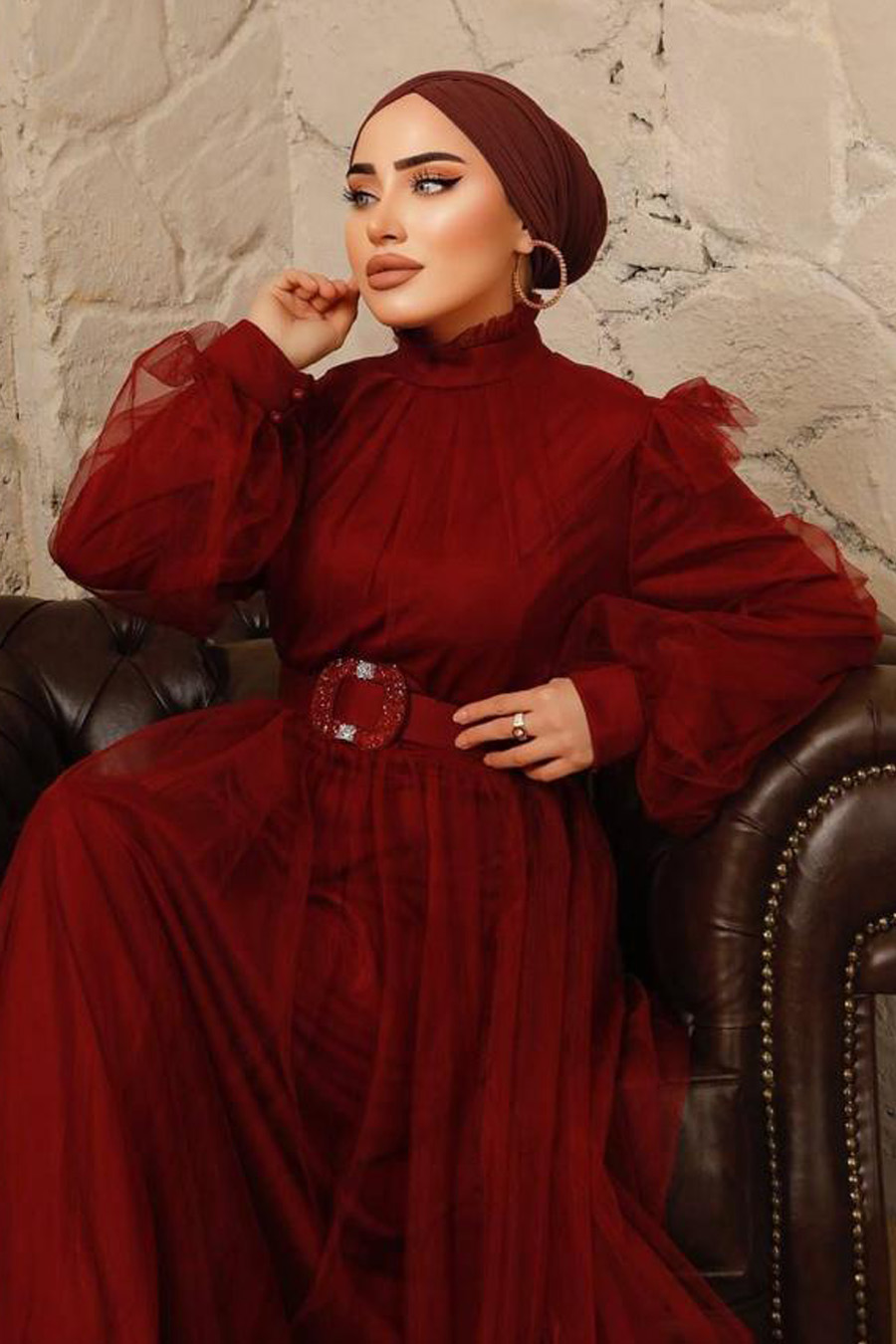 CLARED RED   -  EVENING DRESS  CLARED RED   -  EVENING DRESS