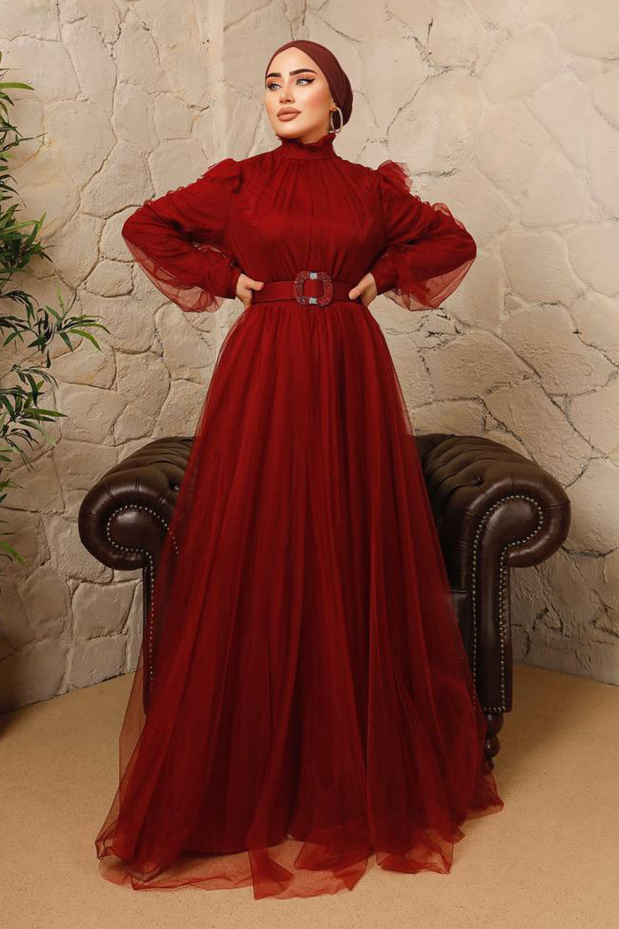 CLARED RED   -  EVENING DRESS  CLARED RED   -  EVENING DRESS
