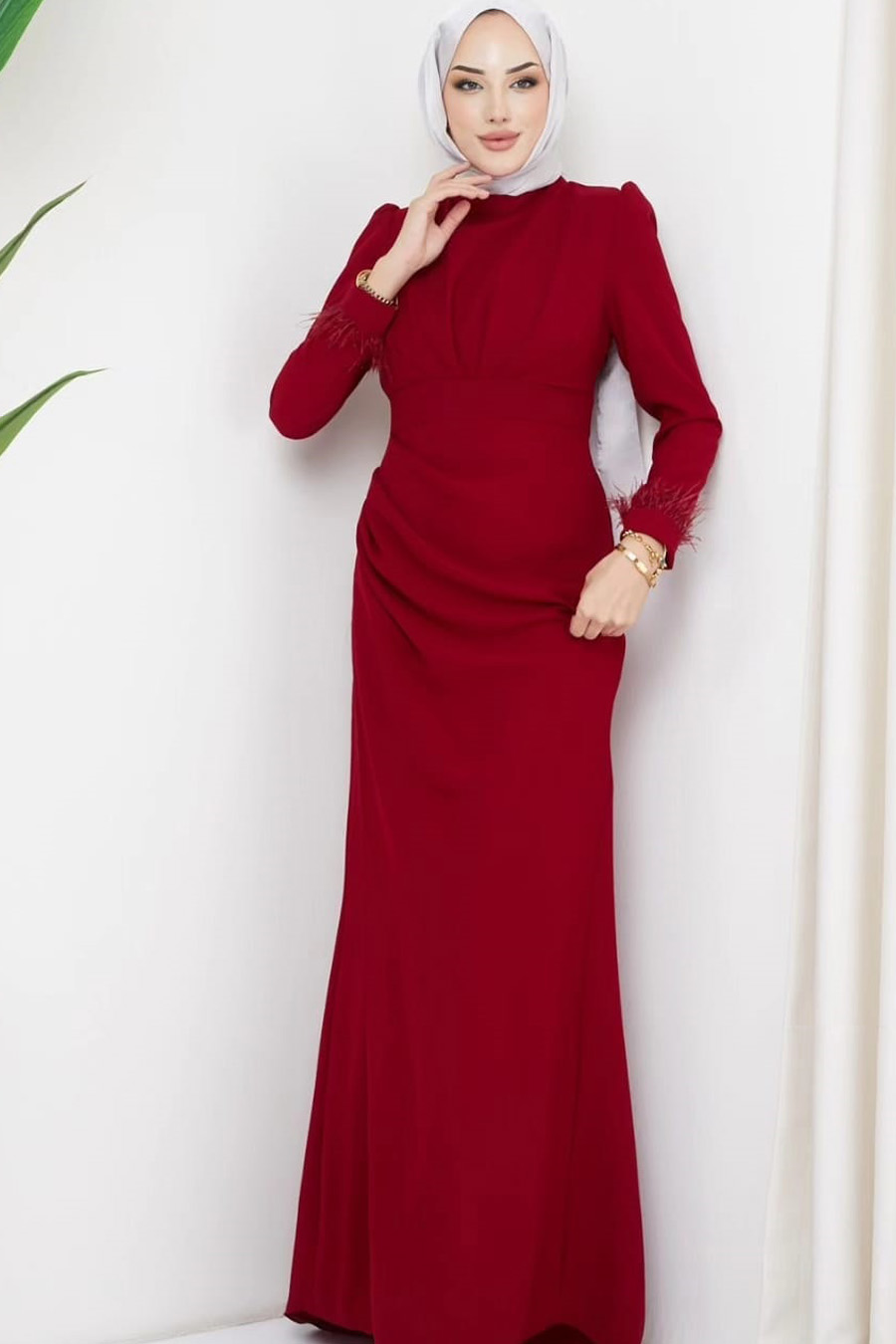 CLARED RED  EVENING DRESS   CLARED RED  EVENING DRESS