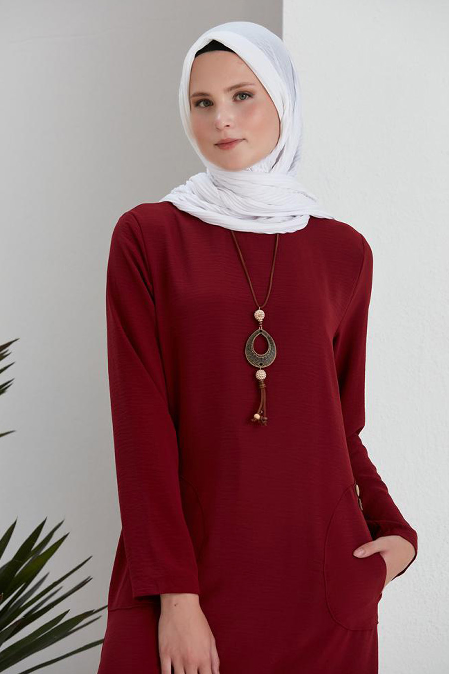 TUNIC - CLARED RED  TUNIC - CLARED RED