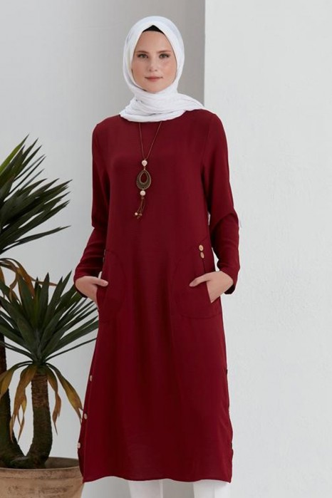 TUNIC - CLARED RED 