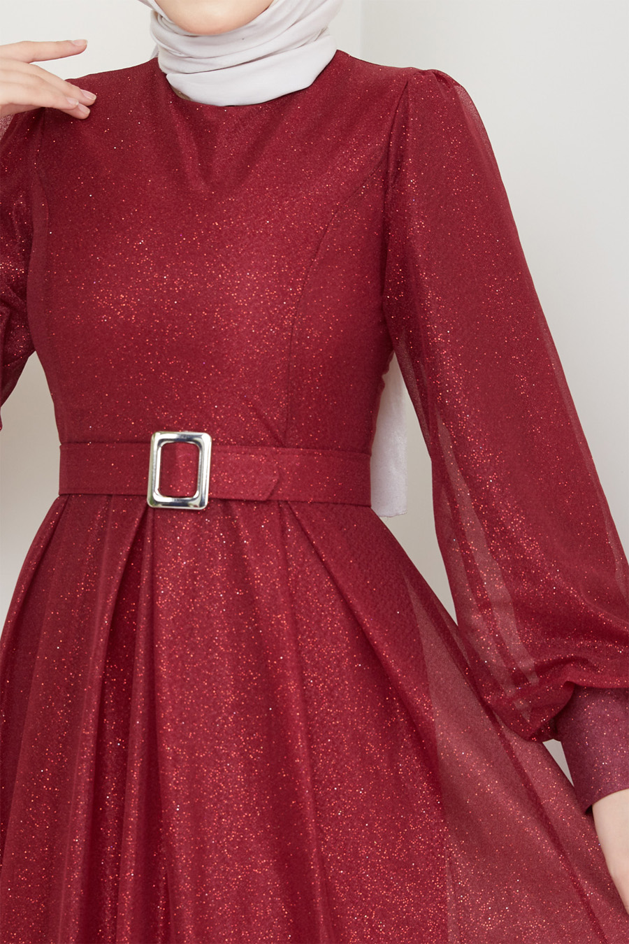 CLARET RED  EVENING DRESS   CLARET RED  EVENING DRESS