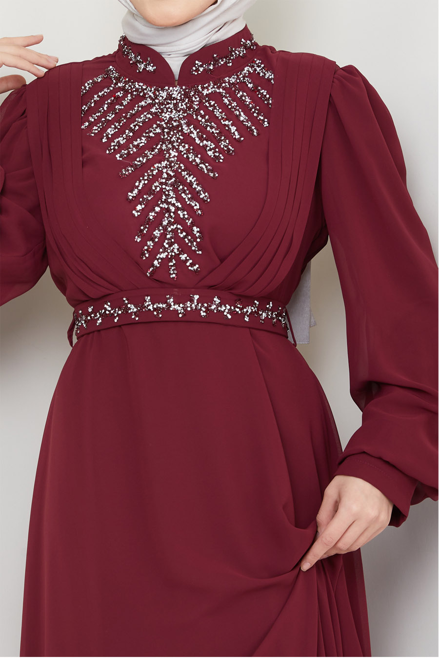 CLARED RED EVENING DRESS   CLARED RED EVENING DRESS