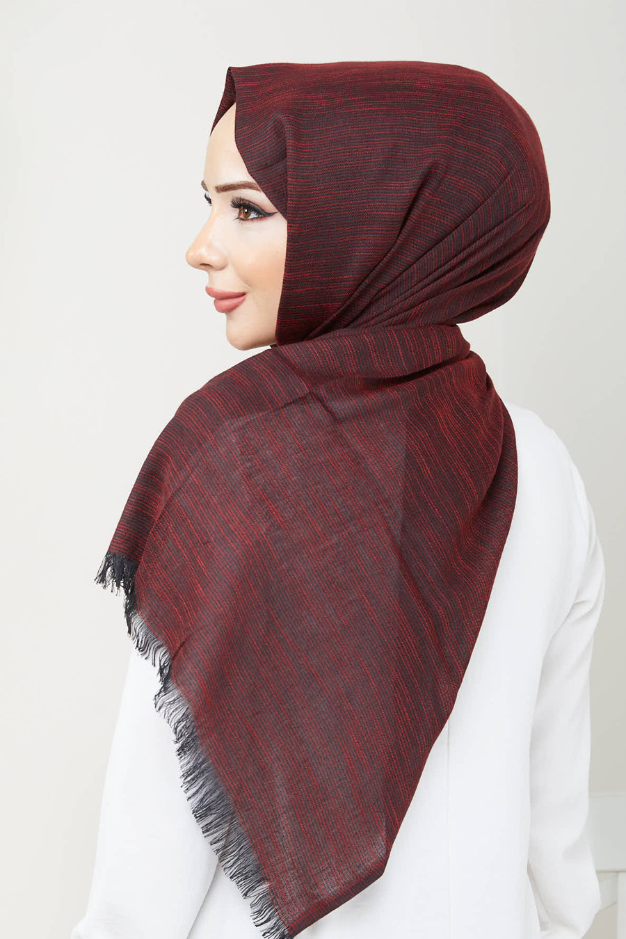 CLARED RED- SHAWL