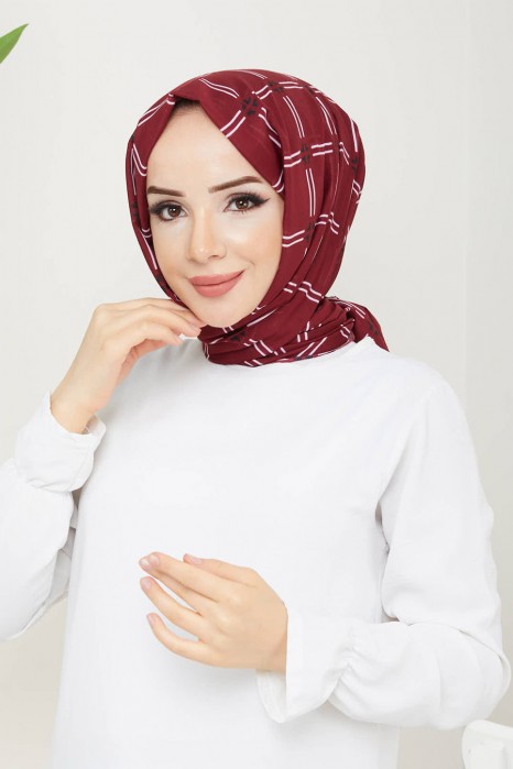 CLARED RED - SHAWL