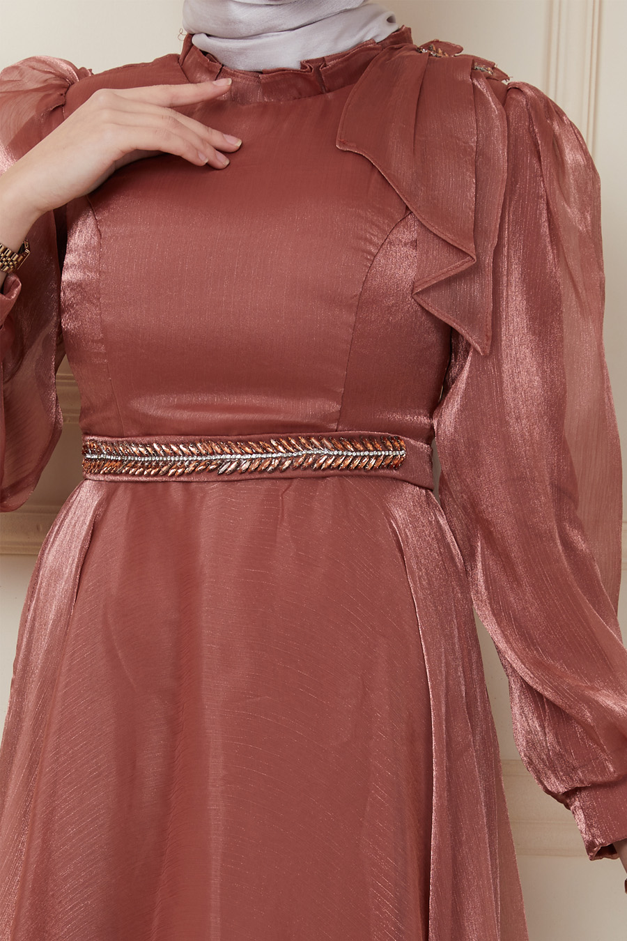 COPPERTONE COLOR EVENING DRESS  