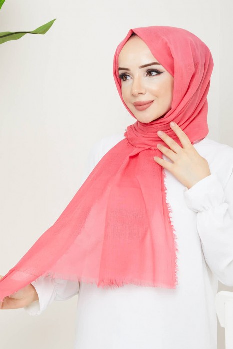 CORAL COLOR  - SHAWL