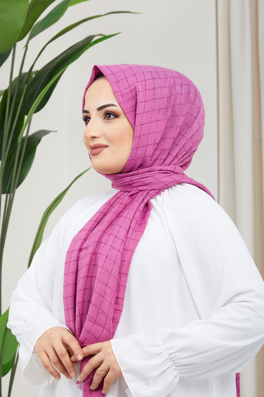 DARK PINK -  SHAWL