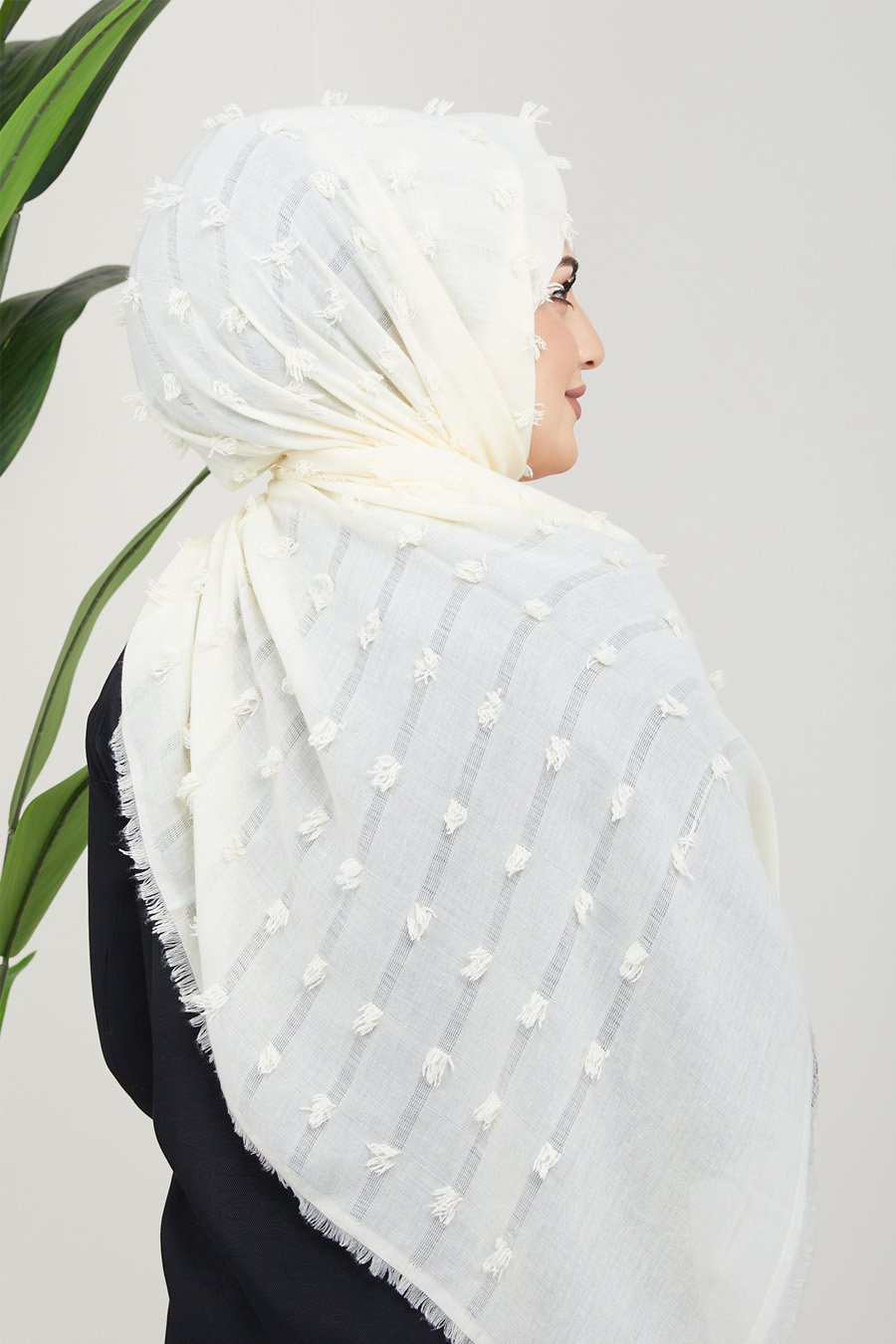 ECRU -  SHAWL ECRU -  SHAWL