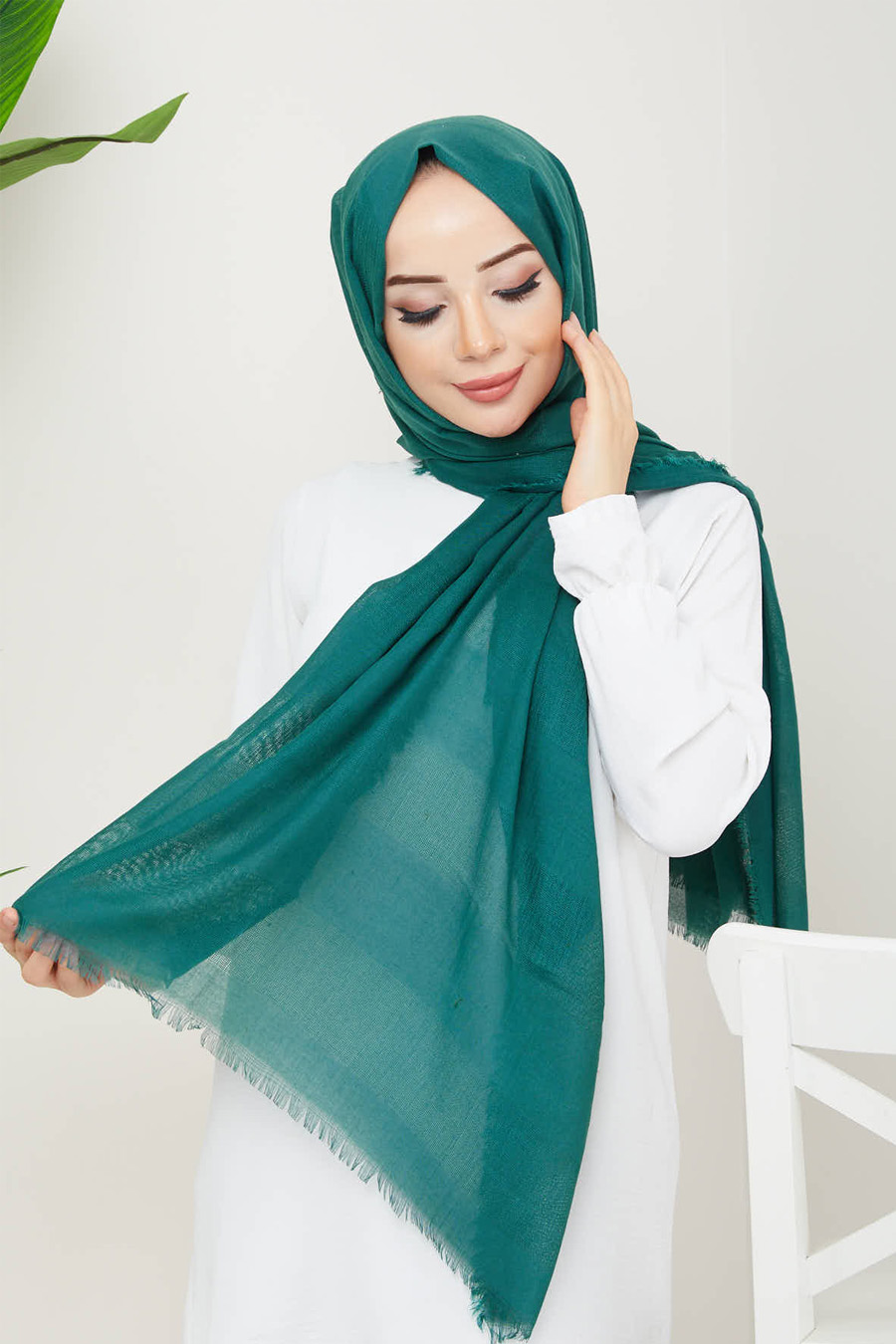 EMERALD GREEN  - SHAWL