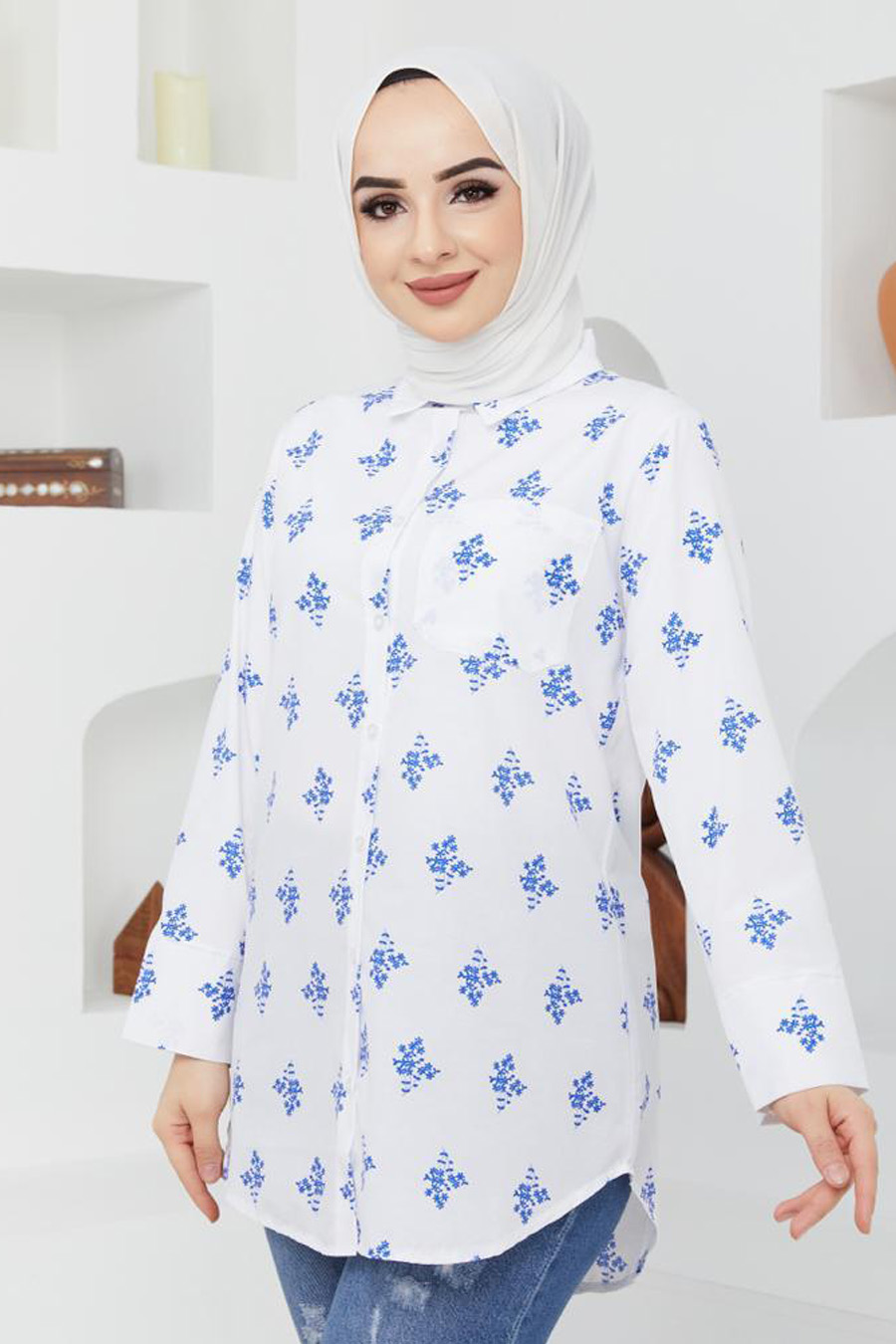  TUNIC - NAVY BLUE