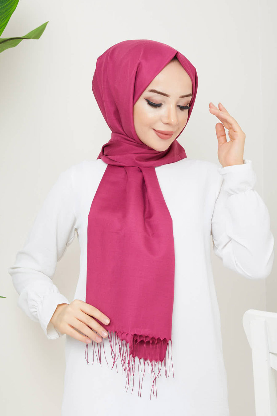FUSCHIA  - SHAWL