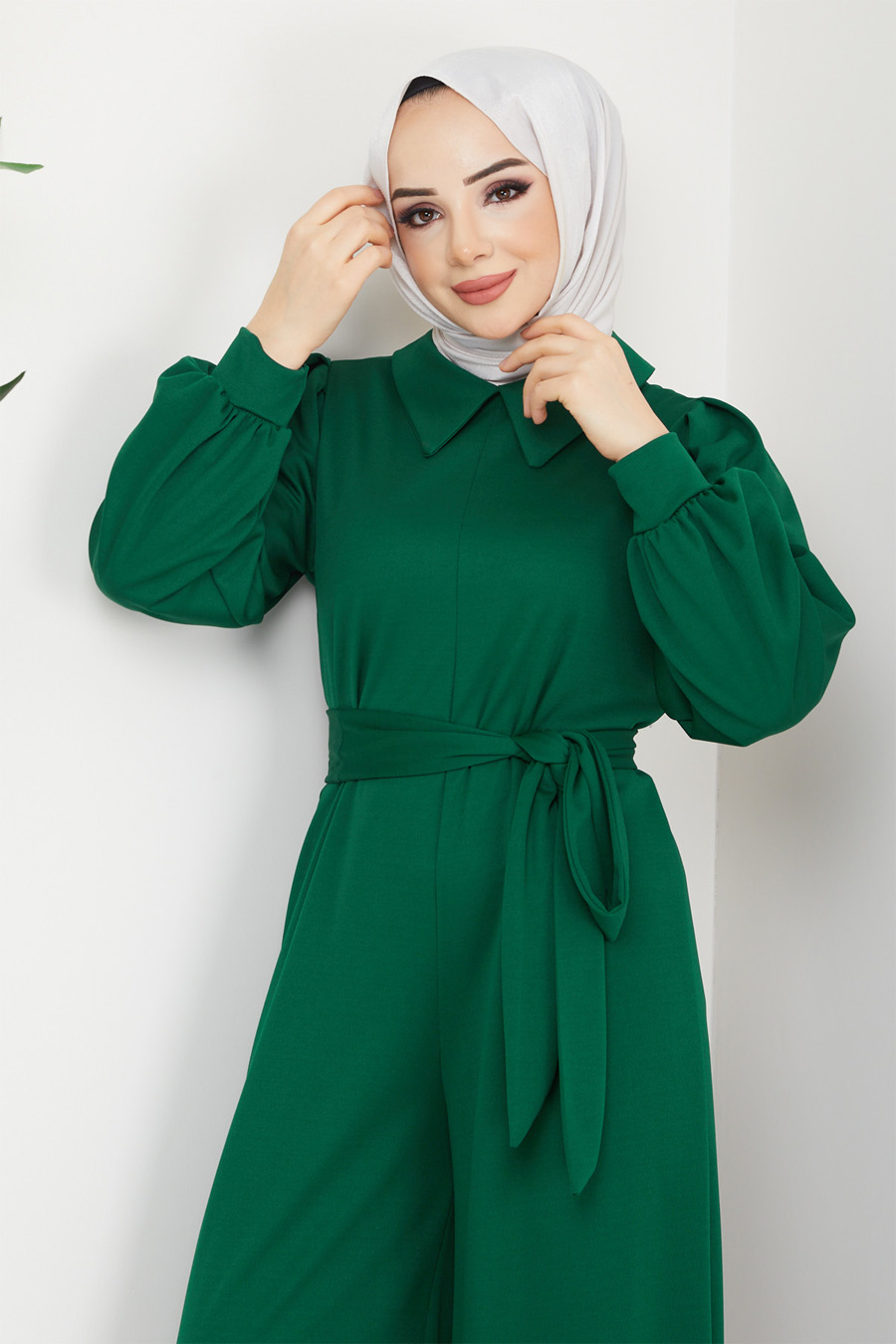GREEN JUMPSUIT 