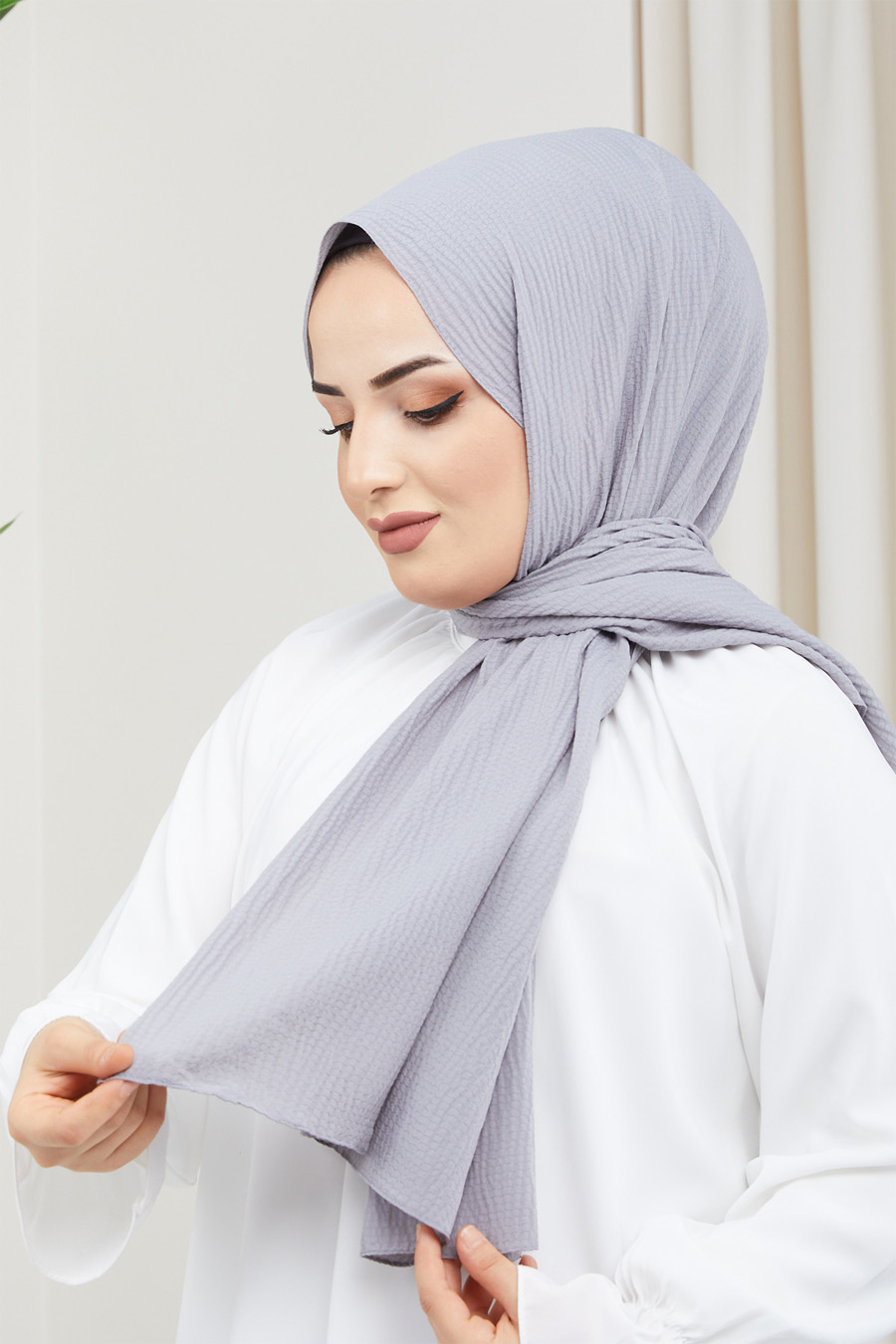 GREY  -  SHAWL