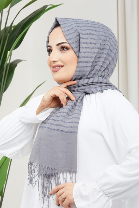 GREY -  SHAWL