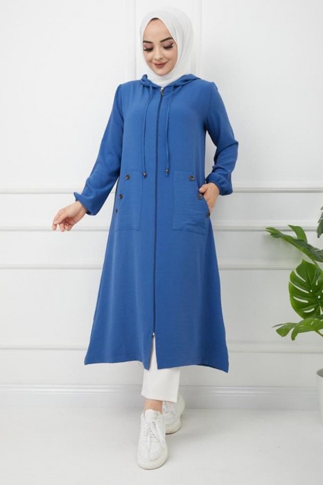 INDIGO COLOR - COAT 