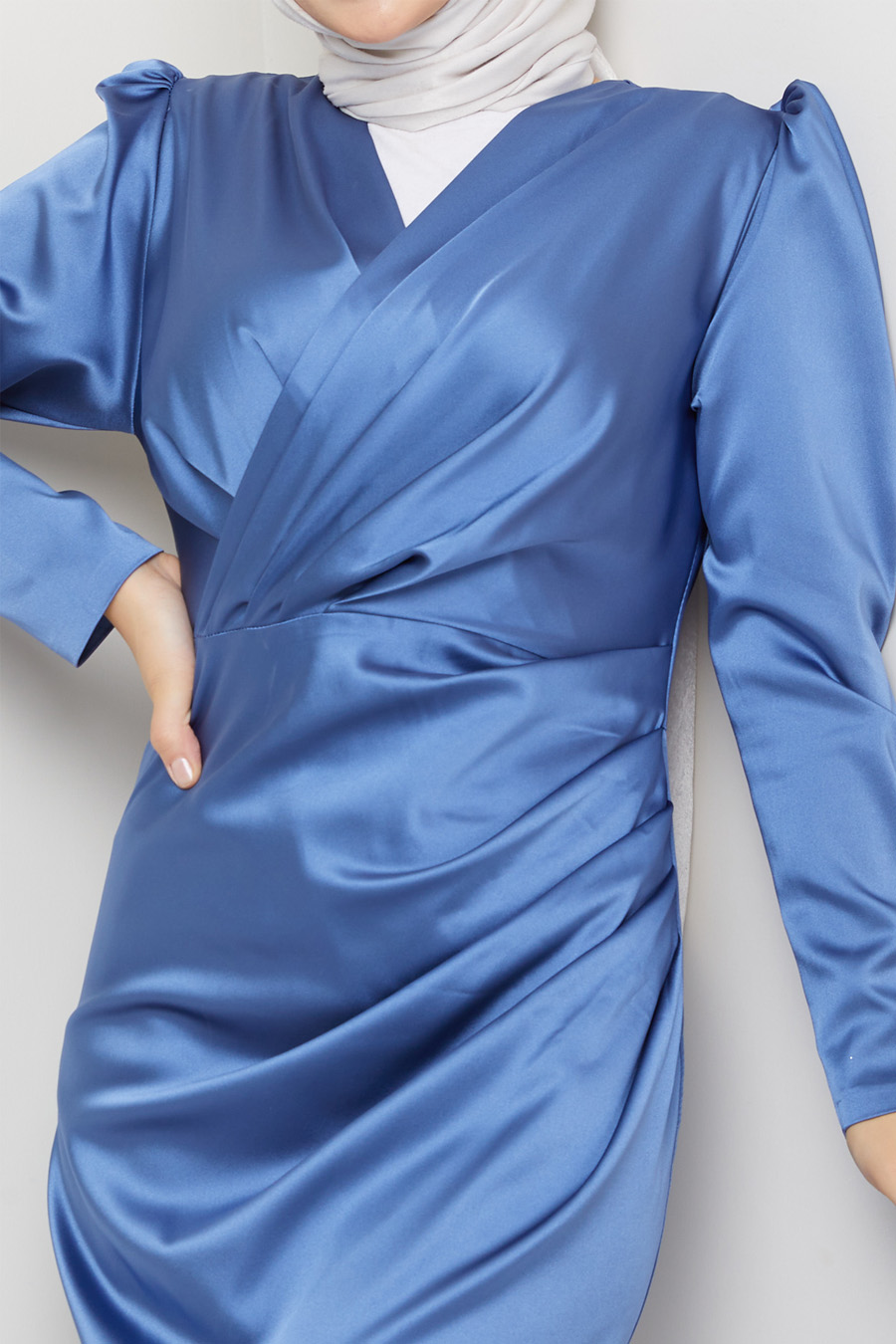 INDIGO   EVENING DRESS   INDIGO   EVENING DRESS