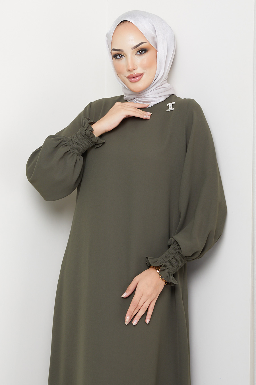 DRESS- KHAKI