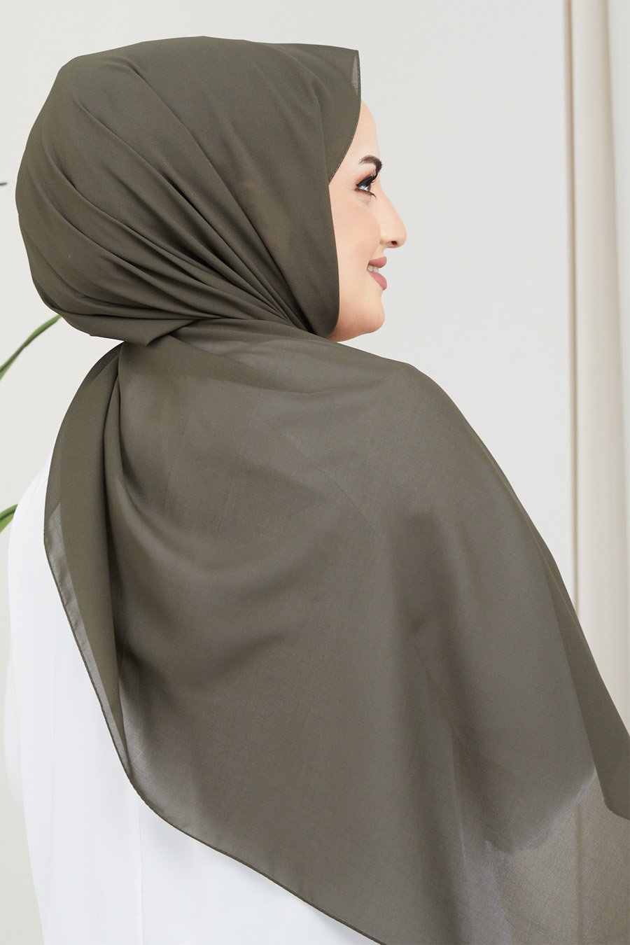 KHAKI -  SHAWL KHAKI -  SHAWL