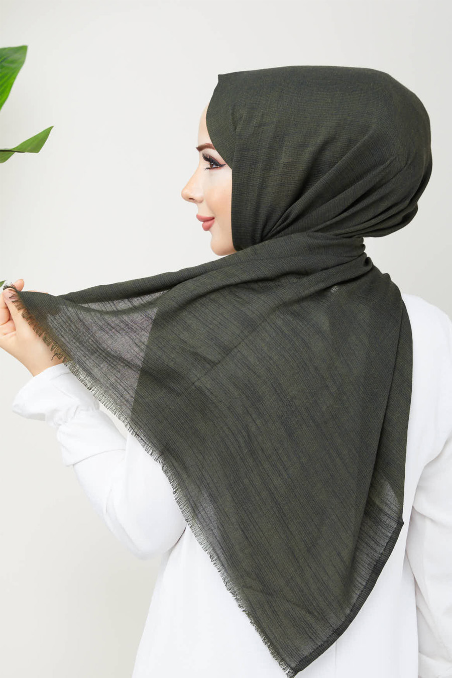 KHAKI - SHAWL
